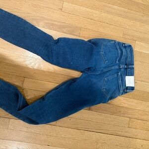 PAIGE Dark Blue Skinny Jeans